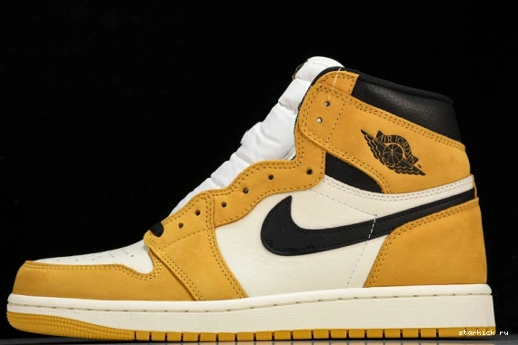 Yellow 555088-109 555088-109 Ochre Jordan  1 High Retro  0124